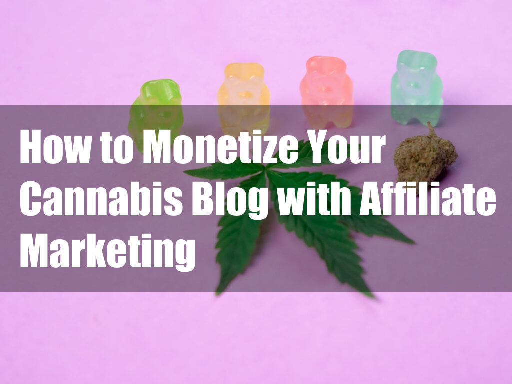 How to Monetize Cannabis Blog with Affiliate Marketing